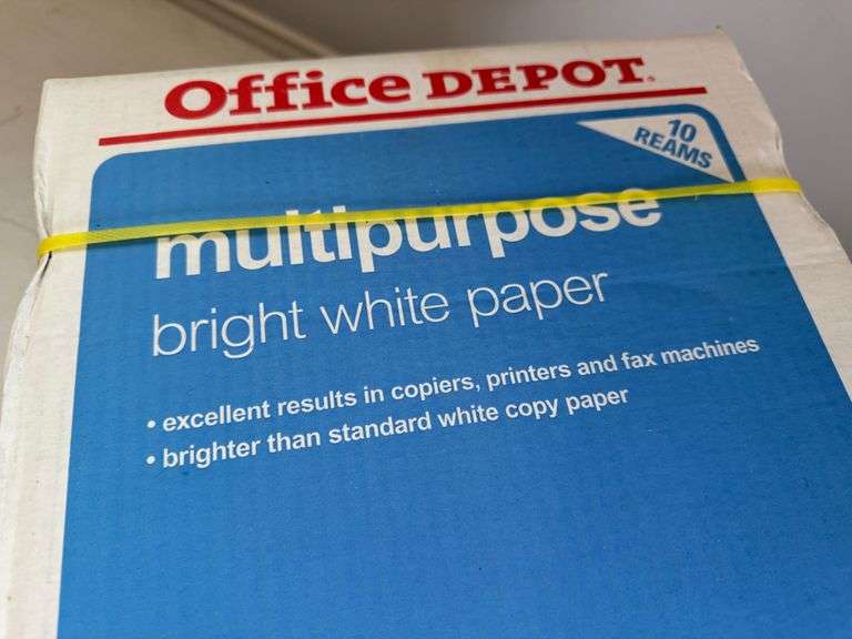 Case Of Copy Paper Halfhill Auction Group