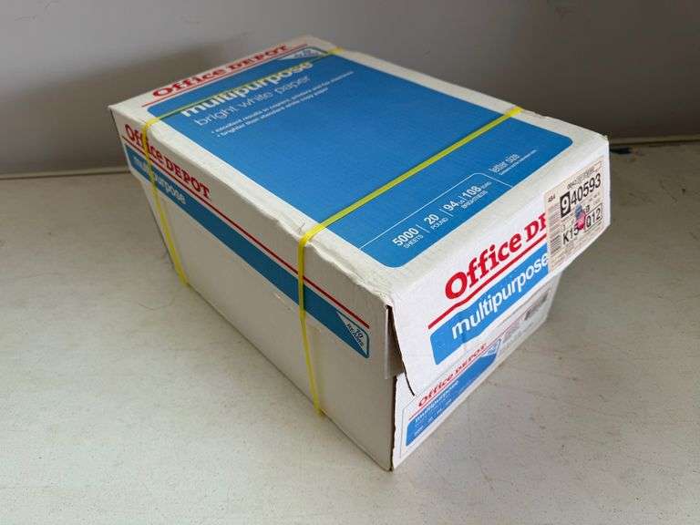 Case Of Copy Paper Halfhill Auction Group