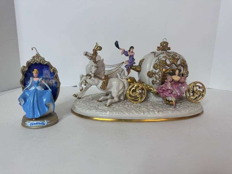 "Cinderella's Magical Moment" Porcelain Sculpture