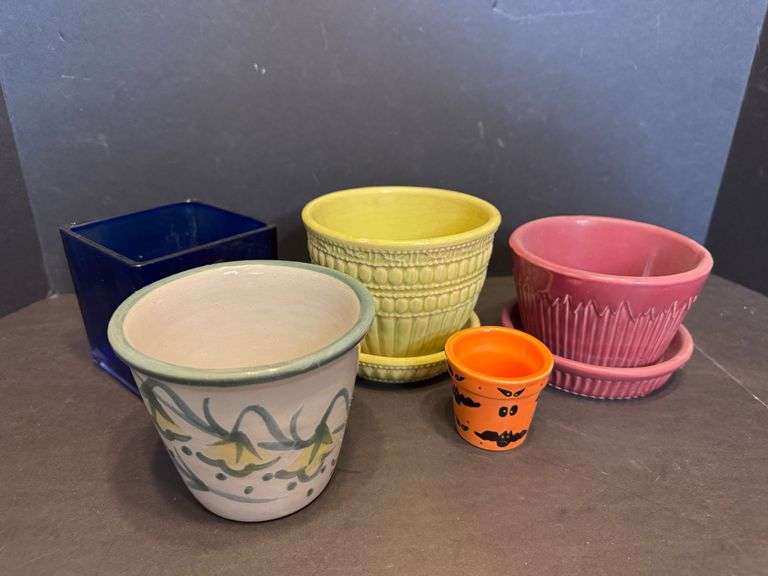 Flower Pots and Vase