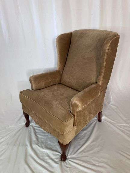 Upholstered Wingback Armchair