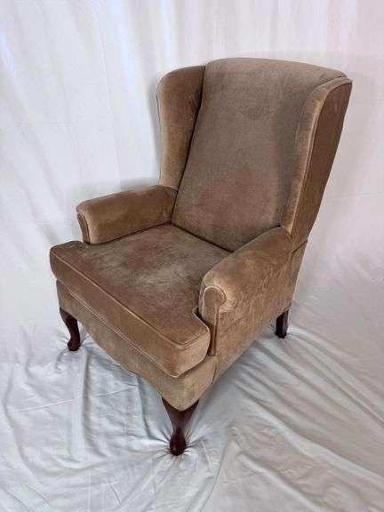 Upholstered Wingback Armchair