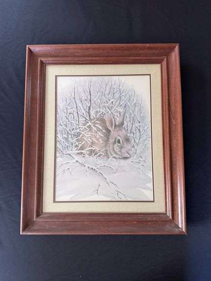 Snowy Bunny Print