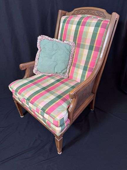Italian Provincial-like Cane Back Arm Chair