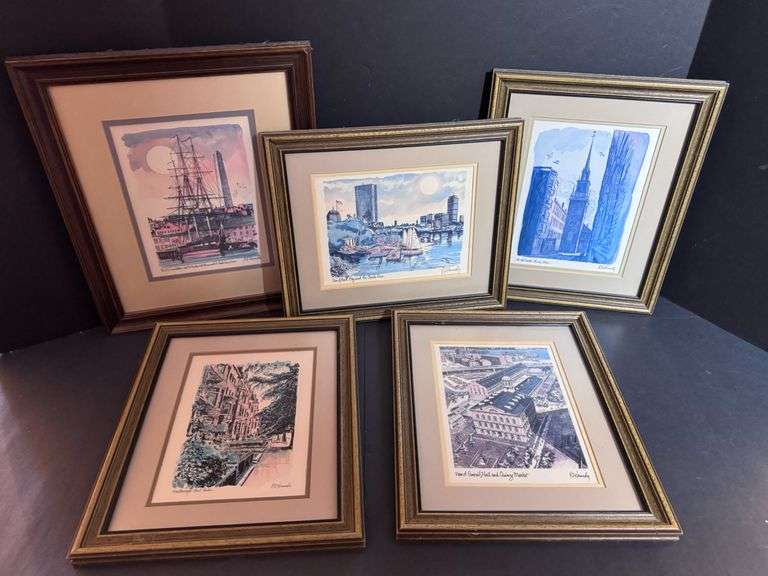 RE Kennedy Framed Prints of Boston