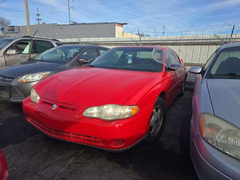 2001  CHEVROLET  Monte Carlo  2G1WW15E219210165