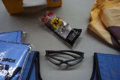 Wet floor caution sign, Bullard Xl/XXL Cooling Vest, Evap  Cool. Towels, Safety Glasses, Banner