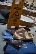 Wet floor caution sign, Bullard Xl/XXL Cooling Vest, Evap  Cool. Towels, Safety Glasses, Banner