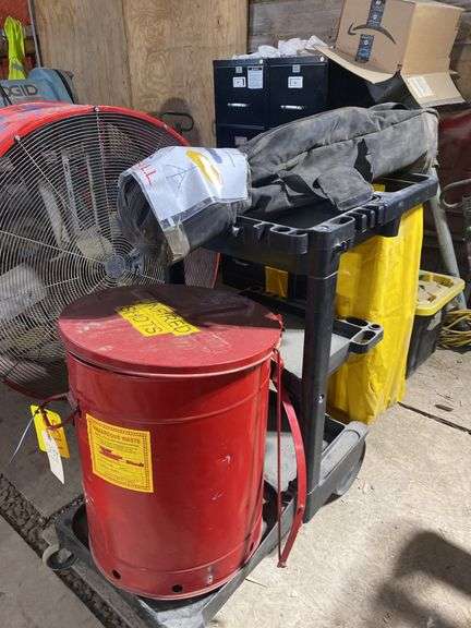 Bin Full of Hilti 27 Caliber Powder Accuated Unfired shots, Caddy, see video