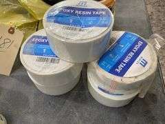 Lot of tape, three 3M small tool pouches.