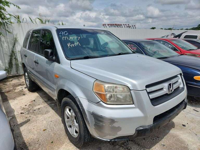 2007  HONDA  Pilot  5FNYF28177B016783  Automatic