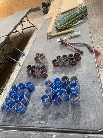 45 Pipe De-burring tools- Swagelok, Ridgid, unknown brand. Victor MT210, FB-1, Imperial 564 fit 3/8.