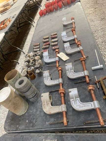 Strong  Hand Clamps, Swagelok various series Plugs, more.