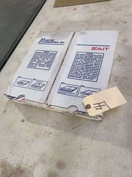 SAIT United Abrasives Cut Off wheels go portable saw. 14x18x1. Sealed ctn