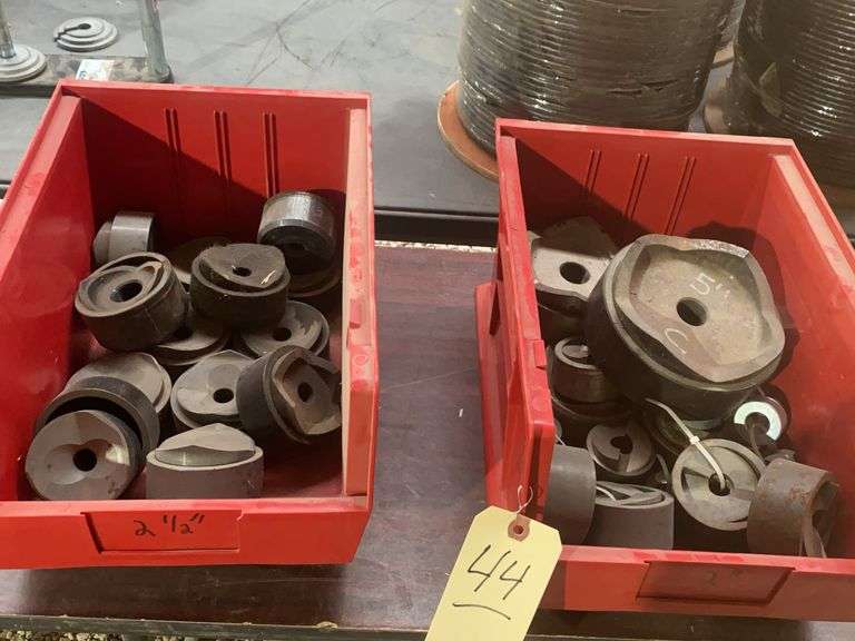 2 Bins Various Size Bins of Knock Outs