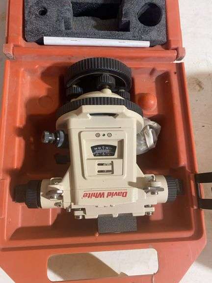 David White LTB-300P Universal Level Transit in case