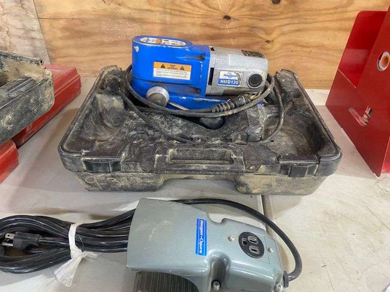 Hougen HMD130 Low Profile Magnetic Drill "wires pulled out" and Hougen Foot Switch