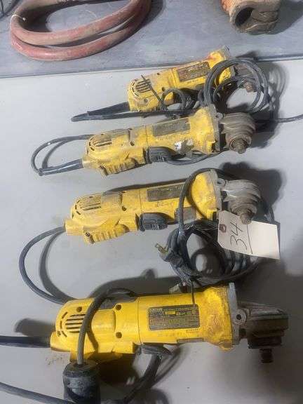 4 Dewalt Grinders See Video!