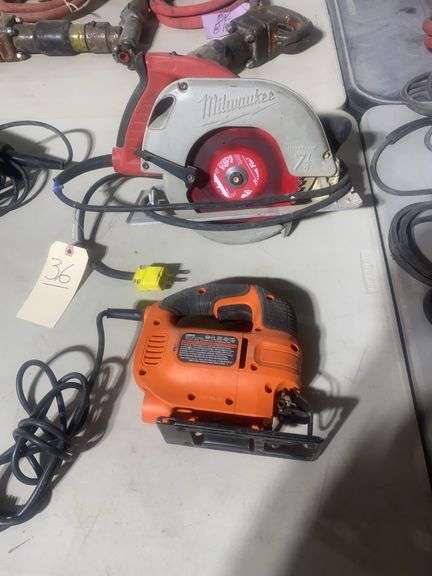 Milwaukee Tilt Lok Circular Saw 7-1/4  & Black & Decker JS300 Jig Saw See Video!