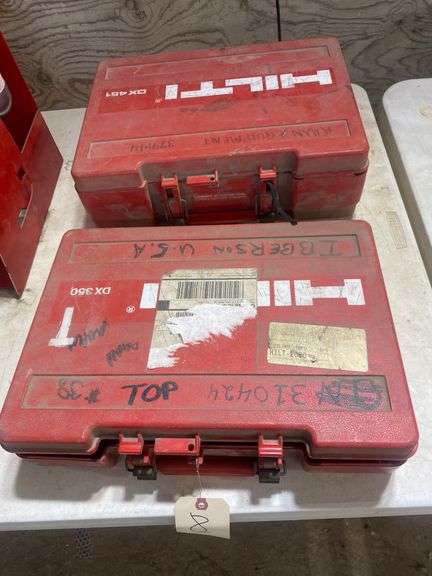 Hilti DX35 w/DX 36M Cartridges, DX451 w/cases