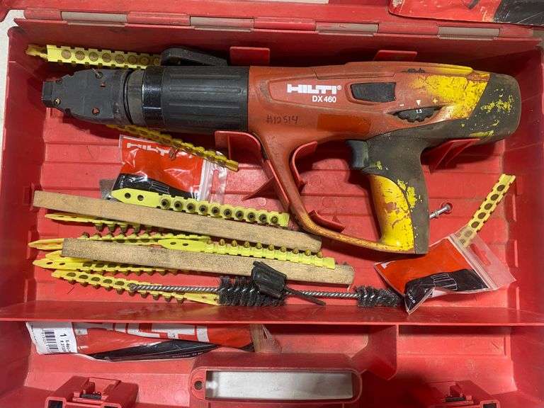 Hilti DX460 & 460-PA Powder Actuated Tool  w/case