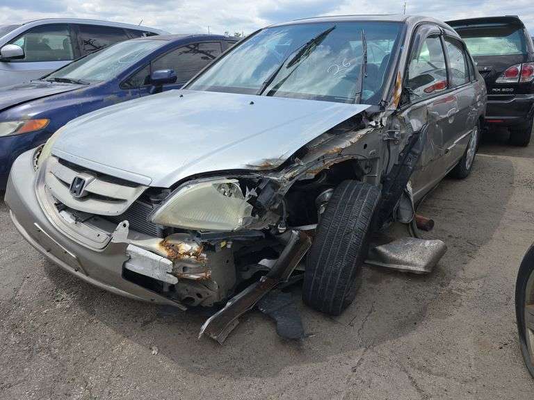 2001  HONDA  Civic  1HGES26771L066949  Automatic