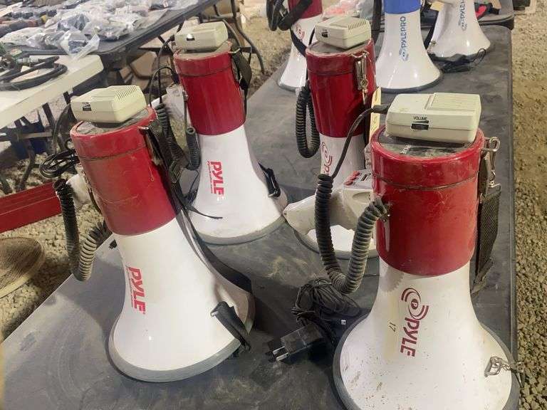 Four Pyle Megaphones - Hiatt Auction LLC