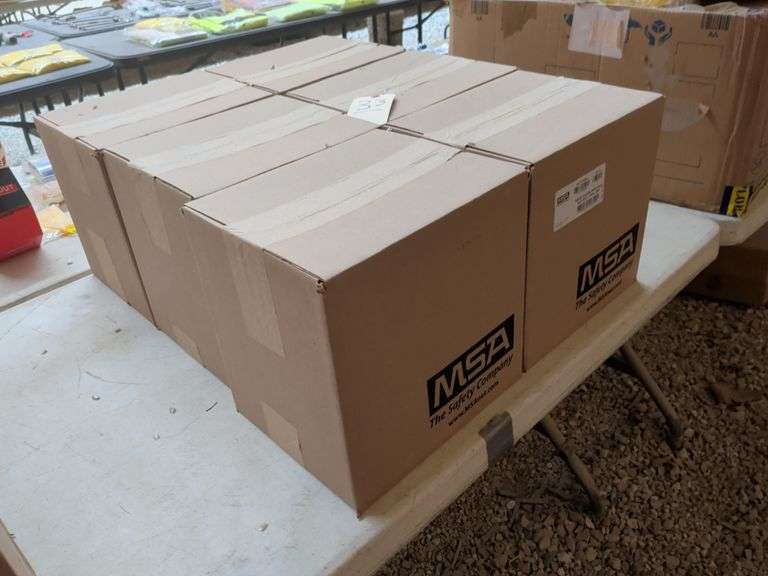 Six Cartons MSA Visor V Guard Prop, CLR, 5 per carton