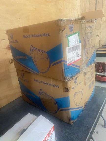 Two boxes contained 800 each medical protective masks new