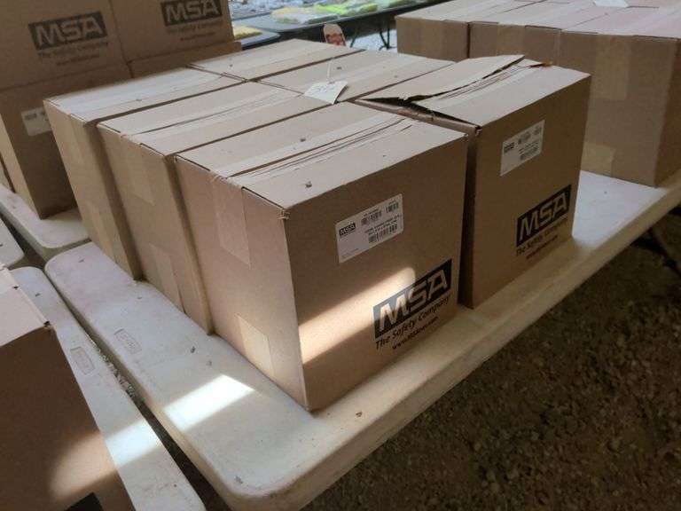 Six Cartons MSA Visor V Guard Prop, CLR, 5 per carton