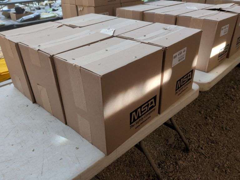 Six Cartons MSA Visor V Guard Prop, CLR, 5 per carton