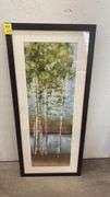 Pair Framed Prints of White Birch Trees
