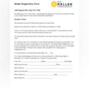 Thumbnail image of Bidder Registration Form