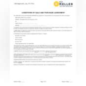 Thumbnail image of Conditions of Sale / Purchase Agreement