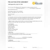 Thumbnail image of Pre-Auction Offer Form
