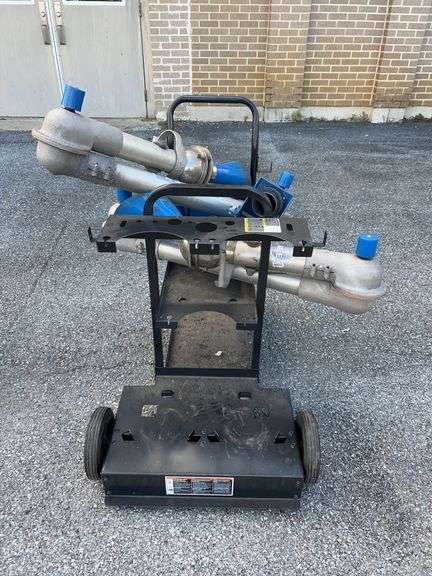 Henlex Fume Collector Arms and Cart