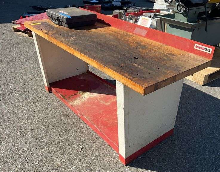 Shop Work Bench with Attached Case