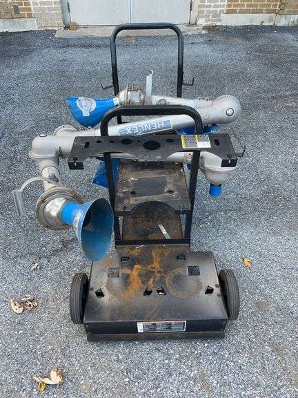 Henlex Fume Collector Arms and Cart