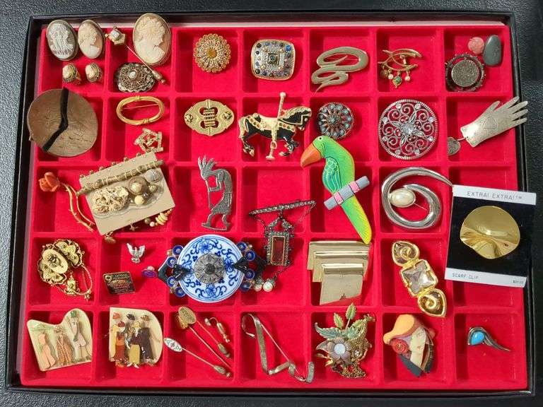 Cameos, Pins and Brooches