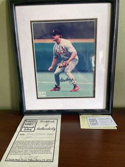 1998 Signed Mark McGwire Picture