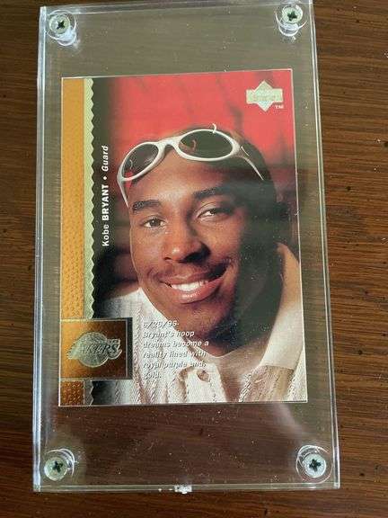 Upper Deck 1996 Rookie Kobe Bryant Draft Day Card