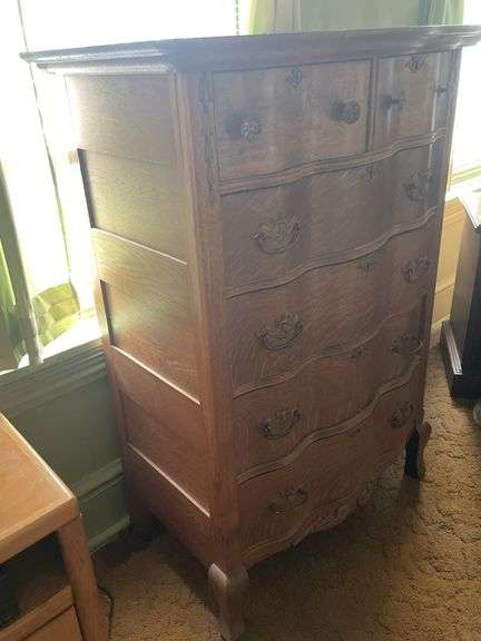 Curved Front Chest of Drawers