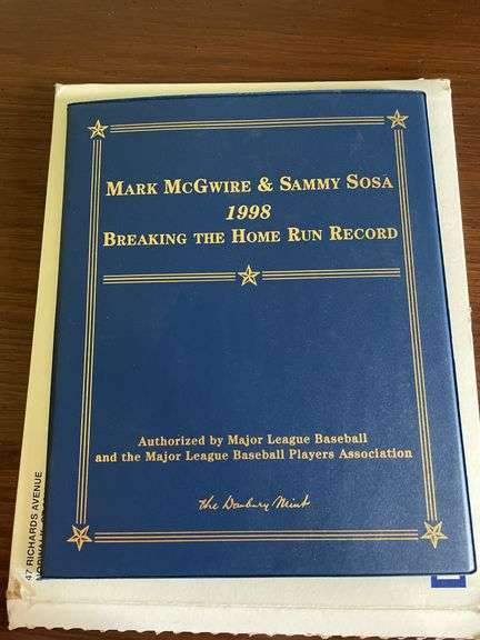 Mark McGwire and Sammy Sosa 1998 Breaking the Home Run Record