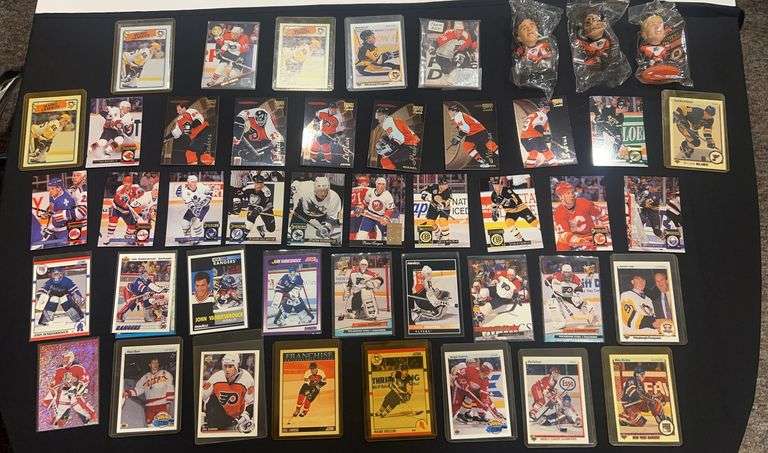 NHL Cards and Mini Bobble heads