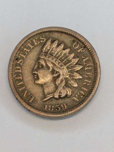1859 Indian Head Penny Coin