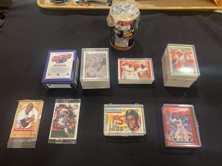 Assortment of completed card sets