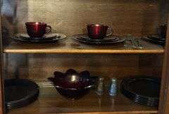 Vintage Anchor Hocking Royal Ruby Red Glassware - H.K. Keller