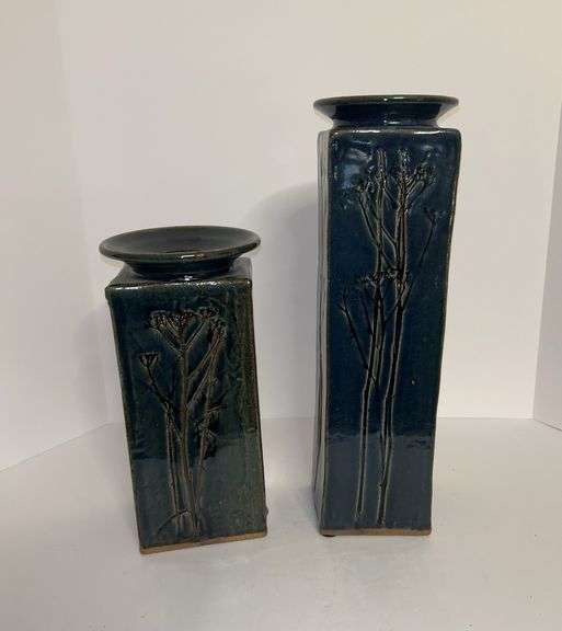 Glazed Handmade Pottery Vases, Deluth, MN