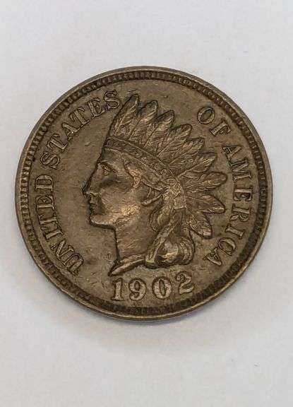 1902 Indian Head Penny Coin