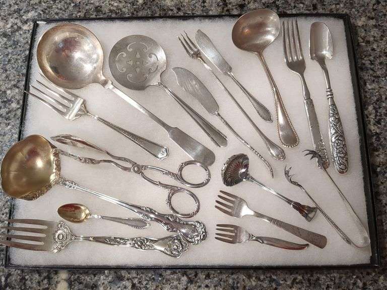 Silver Plated Serving Pieces and Flatware